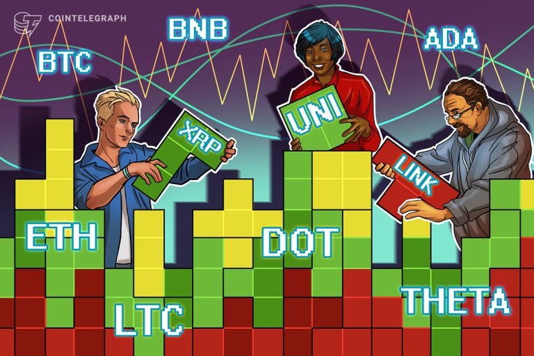 BTC, ETH, BNB, DOT, ADA, XRP, UNI, LTC, LINK, THETA