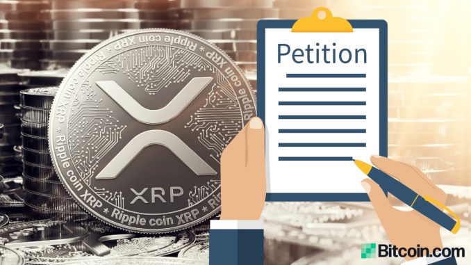 Petition Calls on New SEC Chairman to Drop Ripple Lawsuit
