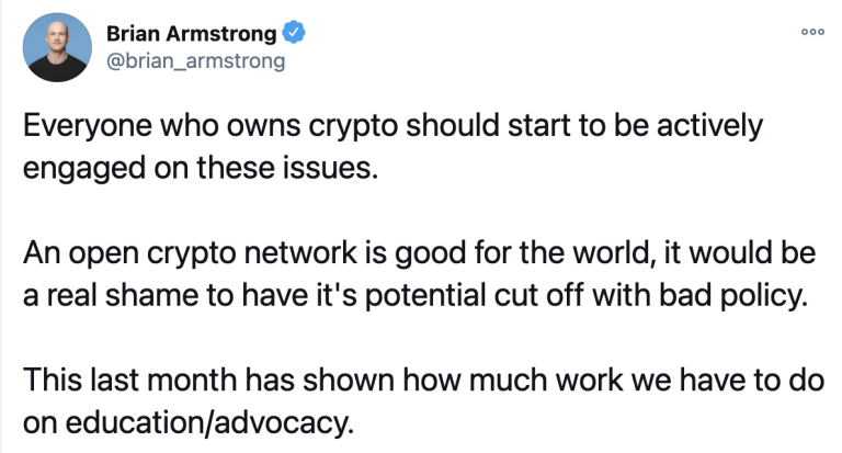 Heavy hitters of crypto call for users to comment on