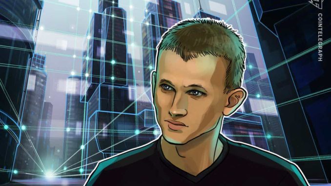 Vitalik Buterin shares positive outlook on the establishment of crypto