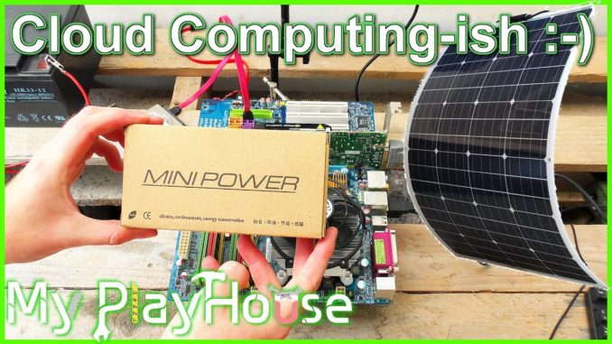 Solar Powered PC, maybe for Cryptocurrency Mining - 868