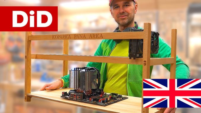 1035. KopArka - A beech cabinet for a cryptocurrency mining pc