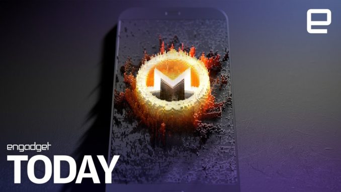 Cryptocurrency mining hijack targets millions of phones | Engadget Today