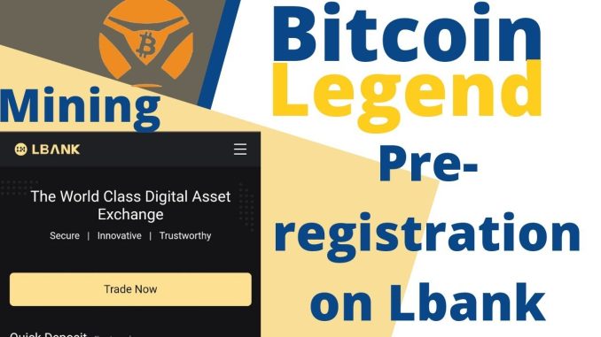 Bitcoin Legend Mining Pre-registration on Lbank Exchange #pi #bcl #crypto #mining #airdrop #nft