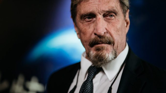 Why Did John McAfee Stop Paying Taxes? ‘I’d Just Had