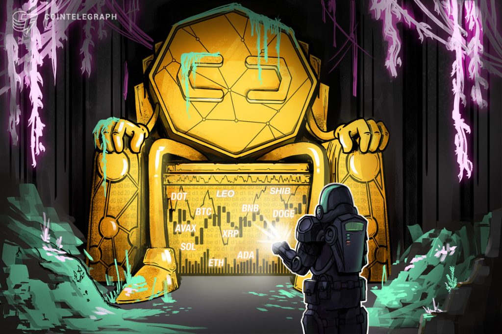 BTC, ETH, BNB, ADA, XRP, SOL, DOGE, DOT, LEO, SHIB