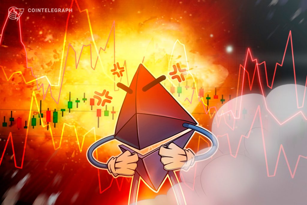 Ethereum sell-off resumes with ETH price risking another 25% decline
