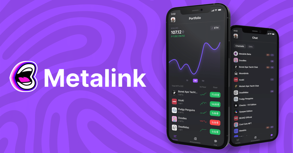 VC-Backed NFT Social Platform Metalink Launches Mobile App