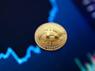 gold-bitcoin-coin-on-background-of-growth-chart