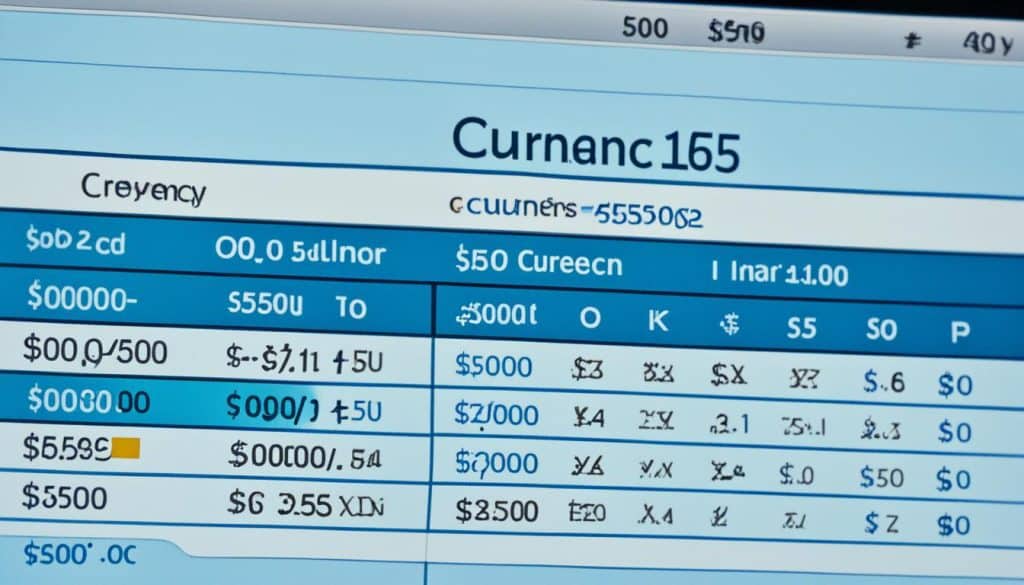 currency exchange calculator