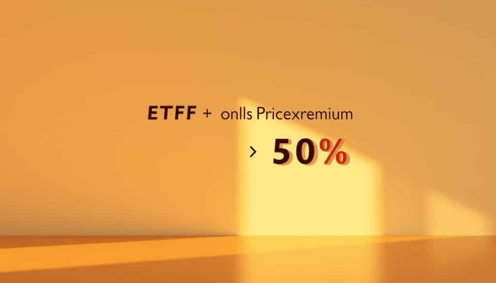 bitcoin etf discount or premium to nav today