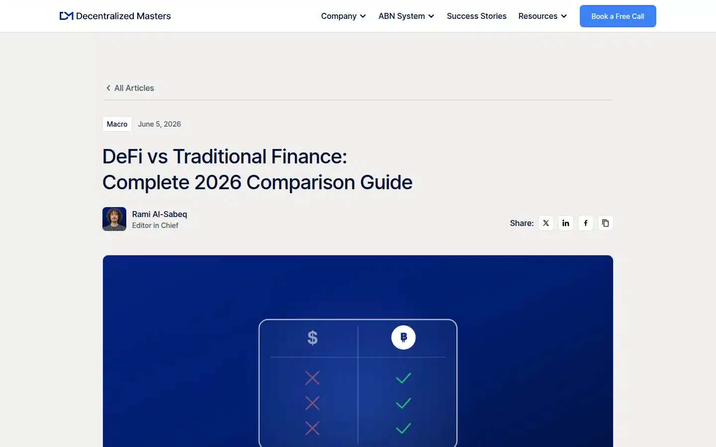 DeFi vs Traditional Banking: A Modern Showdown 3 Comparison table showing DeFi stablecoin transfer costs and settlement times versus traditional wire transfers.